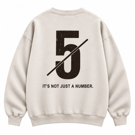 HOLD THE LINE — Washed Oversized Crewneck
