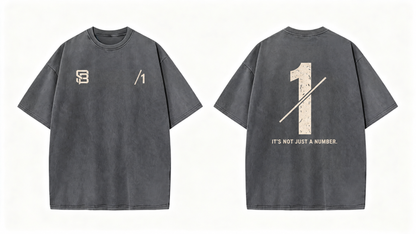 Not Just a Number #1 — Washed Oversized Tee