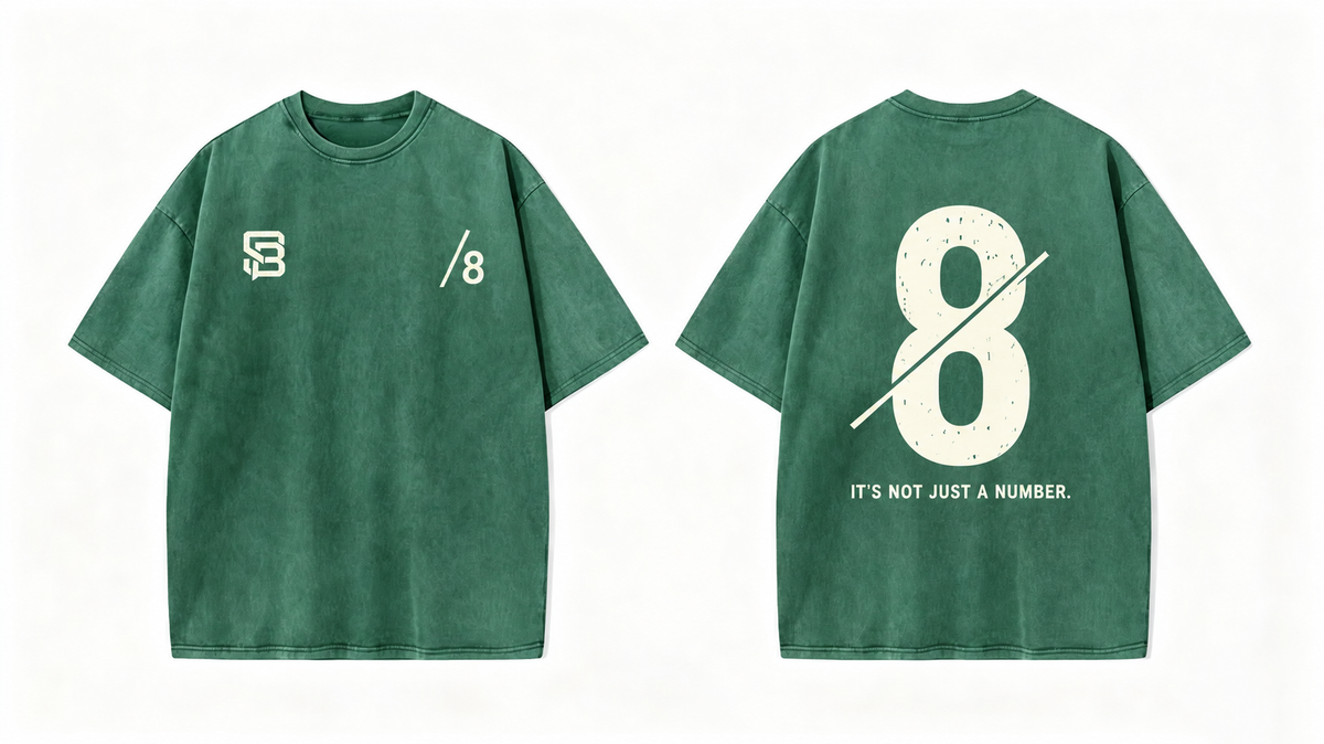 Not Just a Number #8 — Washed Oversized Tee