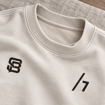 BREAK THE LINE — Washed Oversized Crewneck