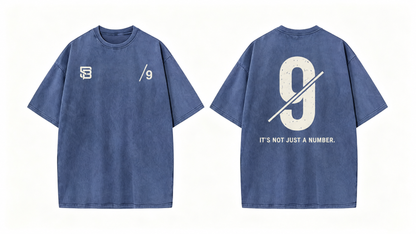Not Just a Number #9 — Washed Oversized Tee