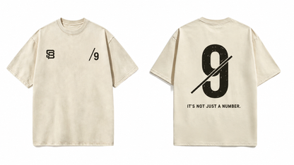 Not Just a Number #9 — Washed Oversized Tee