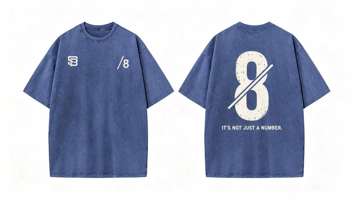 Not Just a Number #8 — Washed Oversized Tee