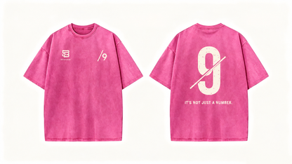 Not Just a Number #9 — Washed Oversized Tee