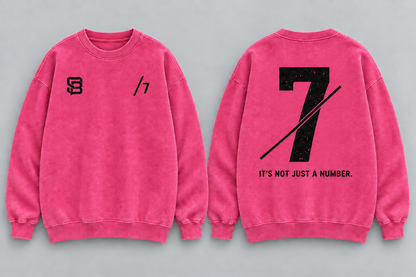 BREAK THE LINE — Washed Oversized Crewneck