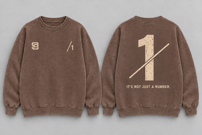FIRST CHOICE — Washed Oversized Crewneck