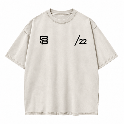 Not Just a Number #22 — Washed Oversized Tee
