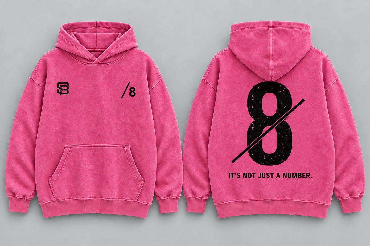 BOX TO BOX — Washed Oversized Hoodie