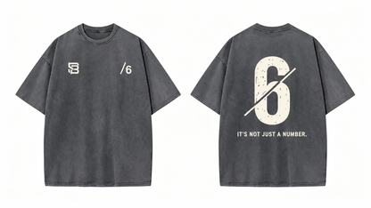 Not Just a Number #6 — Washed Oversized Tee