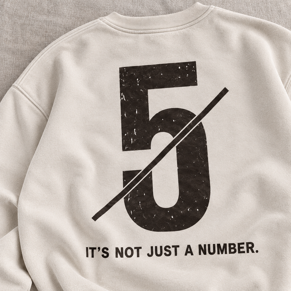 HOLD THE LINE — Washed Oversized Crewneck