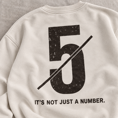 HOLD THE LINE — Washed Oversized Crewneck