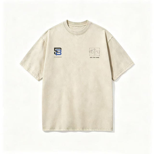 See the Game — Washed Oversized Tee