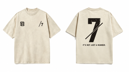 Not Just a Number #7 — Washed Oversized Tee