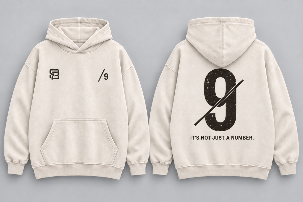 THE FINISHER — Washed Oversized Hoodie