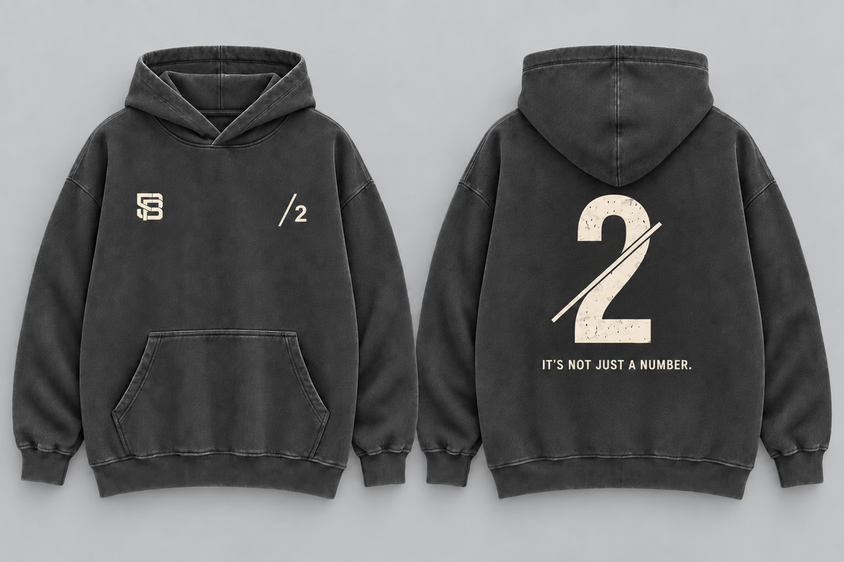 HOLD THE LINE — Washed Oversized Hoodie