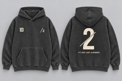 HOLD THE LINE — Washed Oversized Hoodie