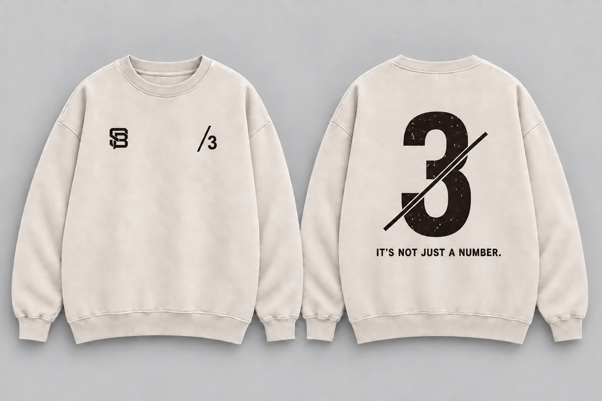 LEFT TO LEAD — Washed Oversized Crewneck