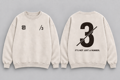 LEFT TO LEAD — Washed Oversized Crewneck