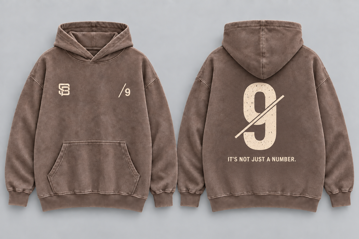 THE FINISHER — Washed Oversized Hoodie