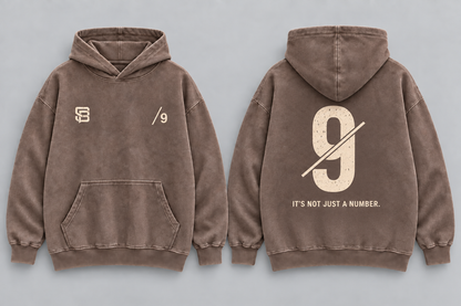 THE FINISHER — Washed Oversized Hoodie