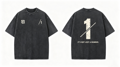 Not Just a Number #1 — Washed Oversized Tee