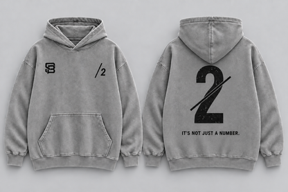 HOLD THE LINE — Washed Oversized Hoodie