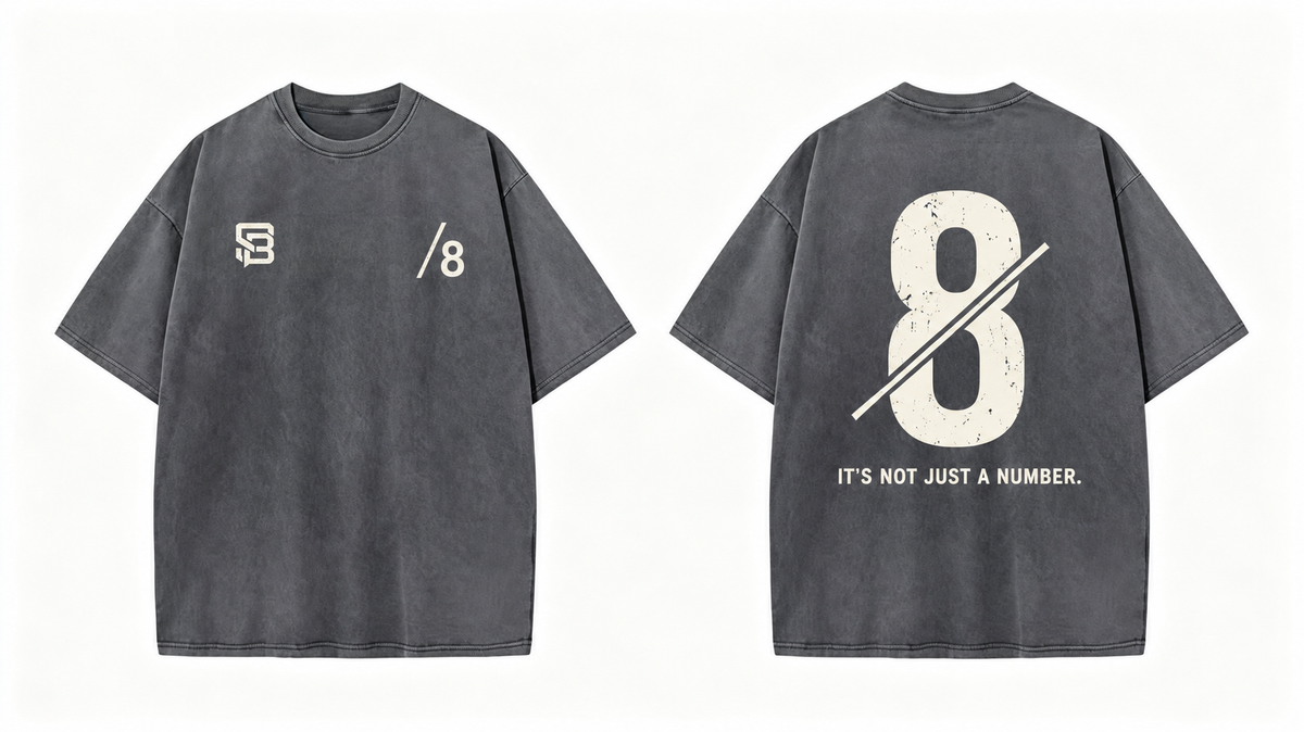 Not Just a Number #8 — Washed Oversized Tee