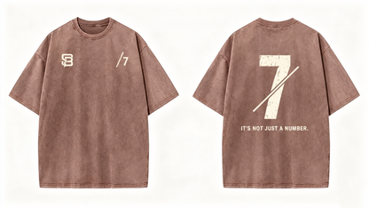 Not Just a Number #7 — Washed Oversized Tee