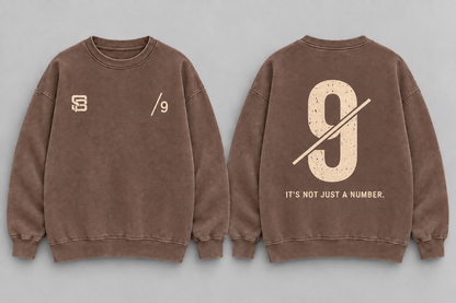 THE FINISHER — Washed Oversized Crewneck