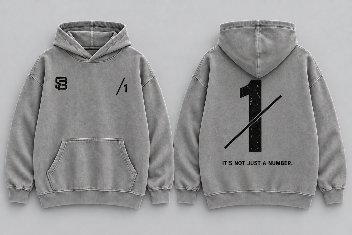 FIRST CHOICE — Washed Oversized Hoodie