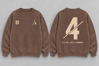 THE BACK LINE — Washed Oversized Crewneck