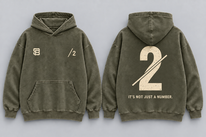 HOLD THE LINE — Washed Oversized Hoodie