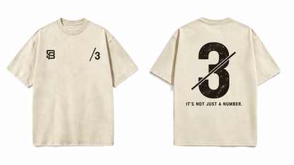Not Just a Number #3 — Washed Oversized Tee