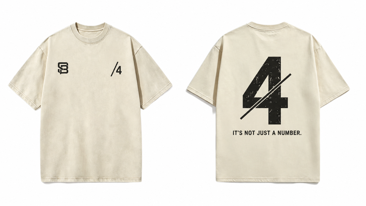 Not Just a Number #4 — Washed Oversized Tee