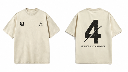 Not Just a Number #4 — Washed Oversized Tee