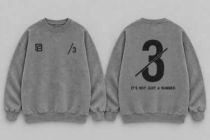 LEFT TO LEAD — Washed Oversized Crewneck