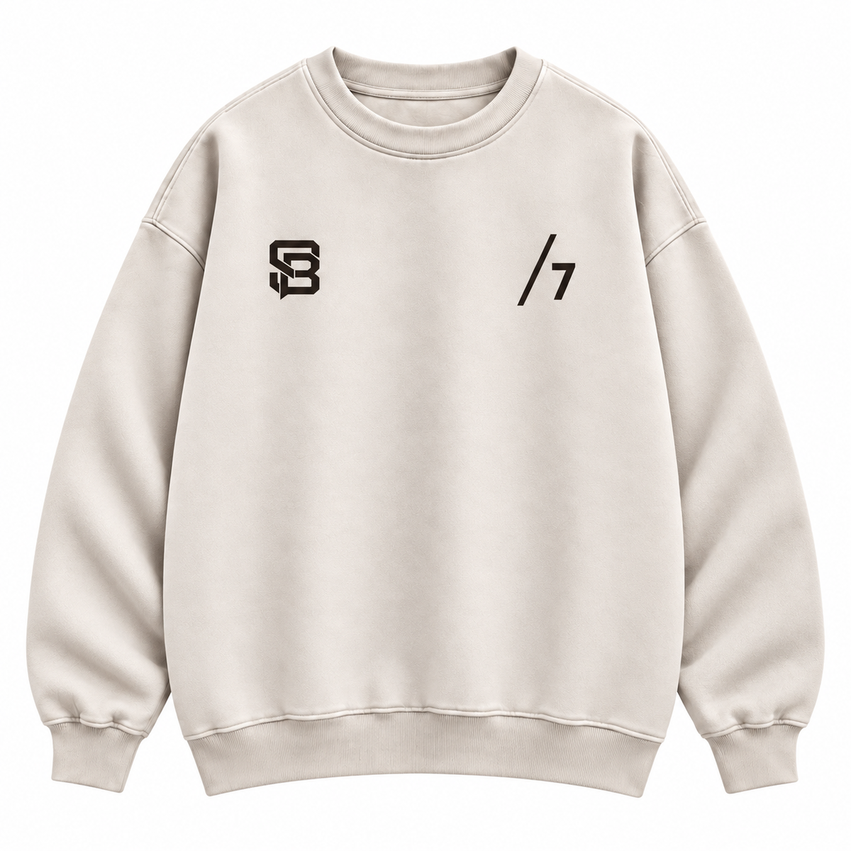 BREAK THE LINE — Washed Oversized Crewneck