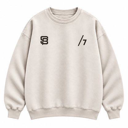 BREAK THE LINE — Washed Oversized Crewneck