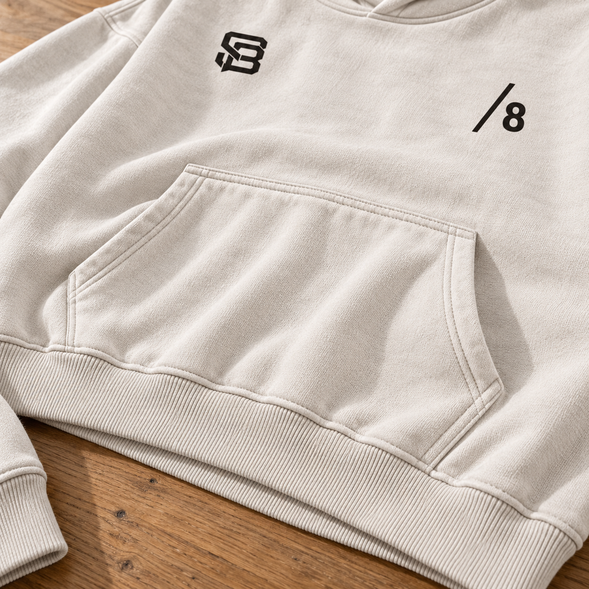 BOX TO BOX — Washed Oversized Hoodie