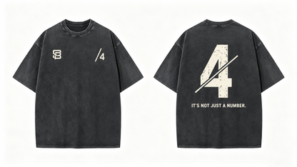 Not Just a Number #4 — Washed Oversized Tee