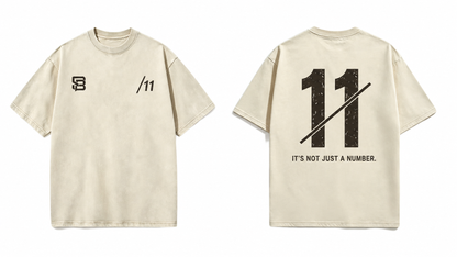 Not Just a Number #11 — Washed Oversized Tee