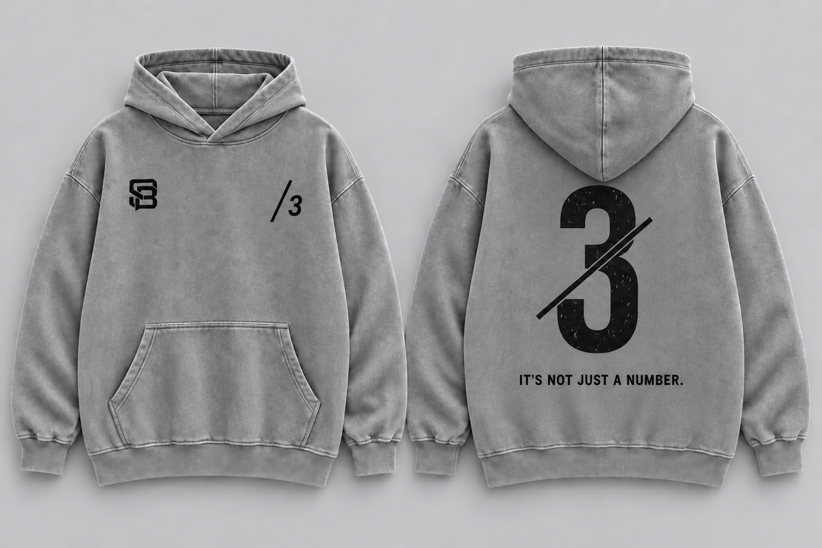 LAST LINE — Washed Oversized Hoodie