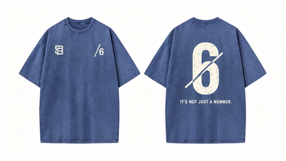 Not Just a Number #6 — Washed Oversized Tee