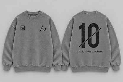 THE PLAYMAKER — Washed Oversized Crewneck