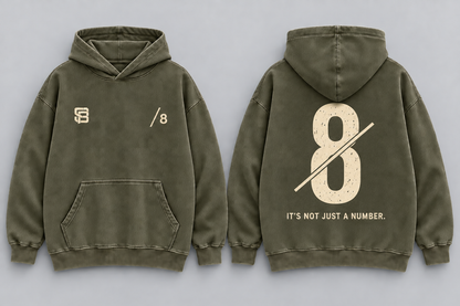 BOX TO BOX — Washed Oversized Hoodie