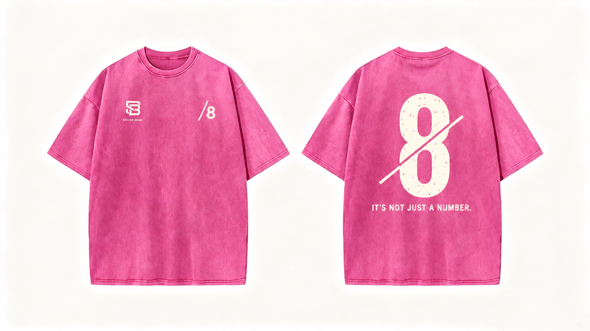 Not Just a Number #8 — Washed Oversized Tee