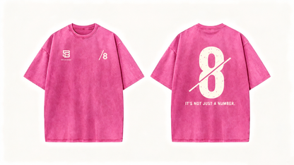 Not Just a Number #8 — Washed Oversized Tee