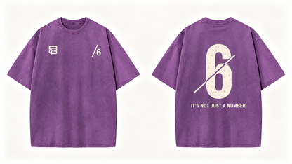 Not Just a Number #6 — Washed Oversized Tee