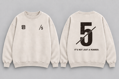 HOLD THE LINE — Washed Oversized Crewneck