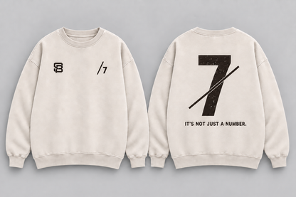 BREAK THE LINE — Washed Oversized Crewneck